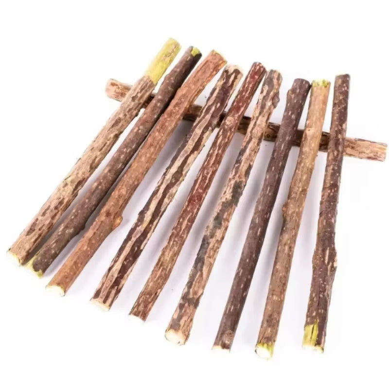 10/15/20 Pcs/Lot Catnip Stick Pet Cat Molar Toys Natural Wood Polygonum Sticks Cleaning Teeth Relieve Boredom Snacks Chews Toys